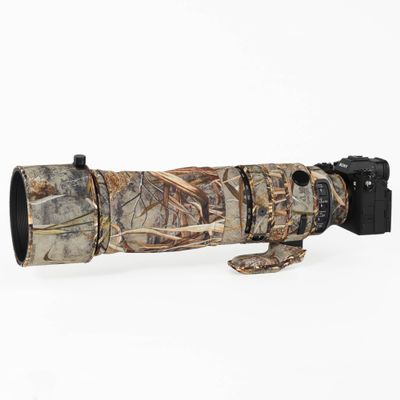 CHASING BIRDS Lens Camouflage Waterproof Coat for Sigma 150-600mm F5-6.3 DG DN OS Sports Rainproof Lens Protective Cover Version IV (Reed Camouflage, with SEL 1.4X and 2.0X TC)