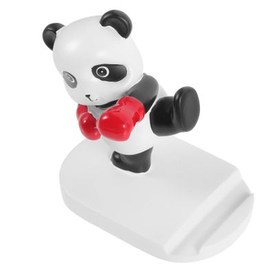 DOITOOL Cartoon Panda Phone Stand Durable Cell Phone Holder for Desk and Office Cute Panda Design for Streaming and Watching Movies Friends and Family