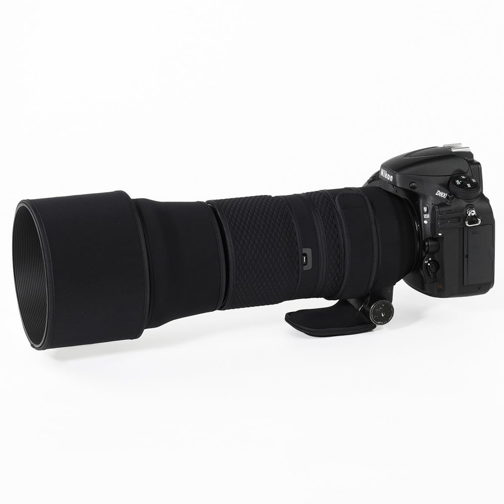 CHASING BIRDS Lens Camouflage Waterproof Coat for Sigma 150-600mm F5-6.3 DG OS HSM Contemporary Rainproof Lens Protective Cover Version IV (Classic Black)
