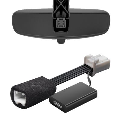 mangoal Dashcam Power Adapter for Chrysler 10-Pin (Model A) for Jeep Ram Dodge Chrysler Grand Cherokee etc, Hide The Wires, Connect Rearview Mirror Plug (Hidden)