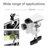 OriGlam Carbon Steel C Clamp Clip Mount for Camera Monitor, Desktop Mount Holder Universal C-Clamp for Microphone Mic, Table Mount Holder Mounting Bracket Stand for Microphone/Tablet (White) view 3