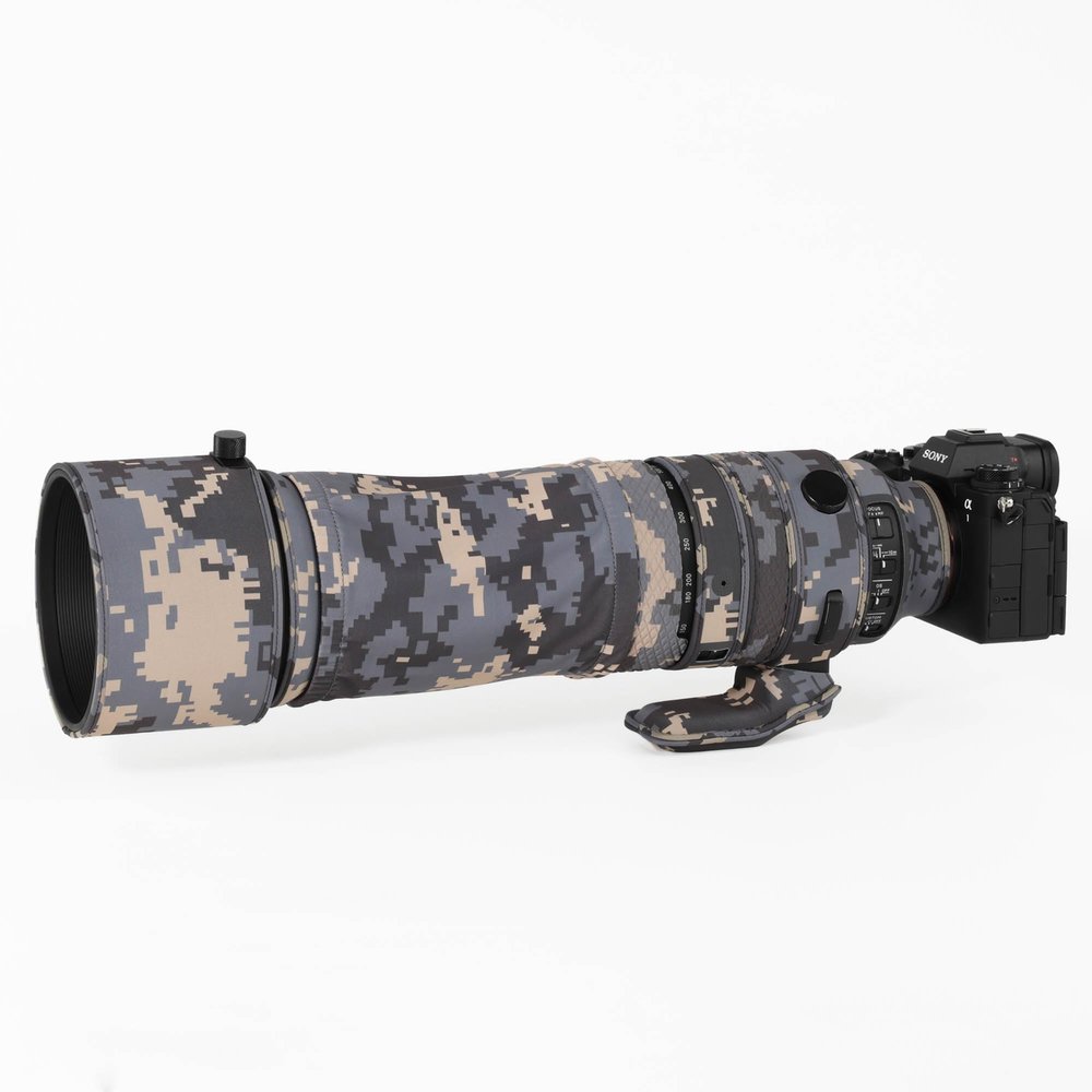 CHASING BIRDS Lens Camouflage Waterproof Coat for Sigma 60-600mm F4.5-6.3 DG DN OS Sports Rainproof Lens Protective Cover Version IV (Digital Camouflage, with SEL1.4X TC)