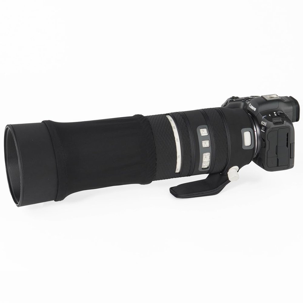 CHASING BIRDS Lens Camouflage Waterproof Coat for Sigma 60-600mm F4.5-6.3 DG DN OS Sports Rainproof Lens Protective Cover Version IV (Classic Black, with SEL1.4X TC)