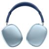 Compatible with Apple AirPods Max Case,Clear Soft TPU Anti-Scratch,Ear Pad Case Cover/Ear Cups Cover/Headband Covers for AirPods Max Headphones,Blue view 2