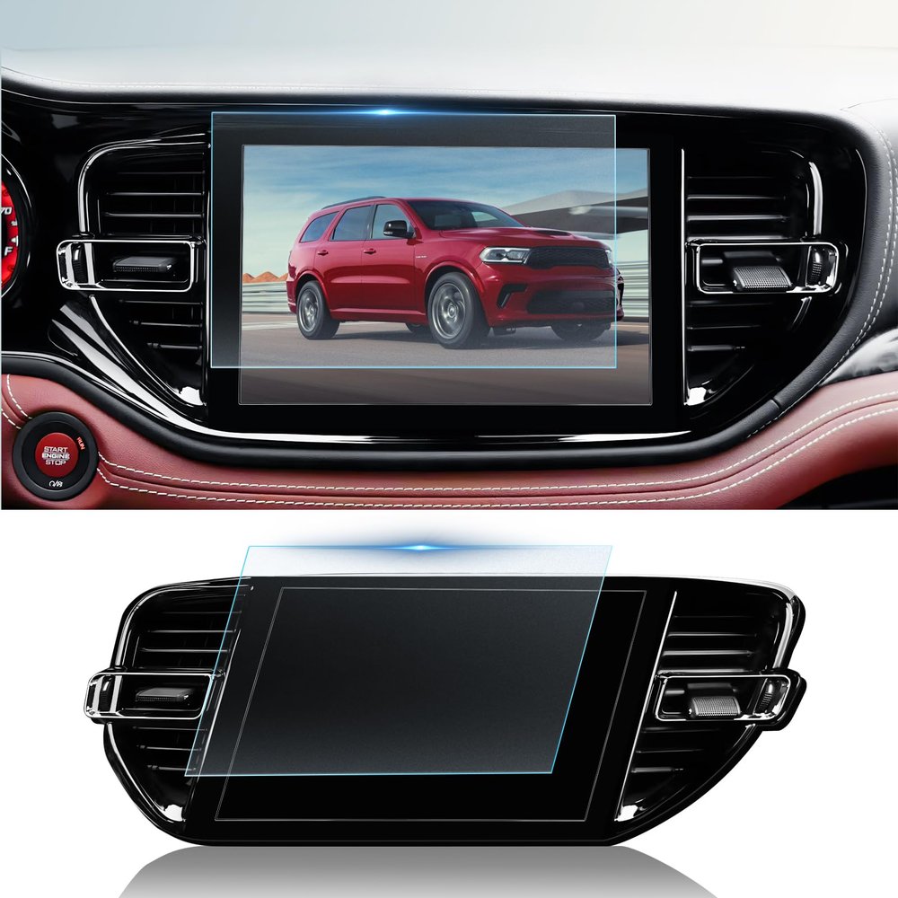 BIBIBO 2024 2025 Durango Screen Protector Matte for 2021-2024 2025 Dodge Durango 10.1 Inch Display Radio Screen Protector Anti-Glare Matte 2021-2025 Dodge Durango Accessories 2025 Durango
