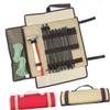 POPETPOP Outdoor Camping Nail Storage Bag Tent Peg Kit Hammer Hook Portable Tool Organizer for Camping and Backpacking Khaki view 2