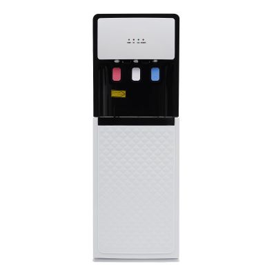 Bottom Loading Water Cooler Dispenser 3 Temperatures with Hot, Room & Cold Spouts Hot & Cold Standing Water Dispenser for Home, Office, Living Room, 2 Or 5L Bottle, White
