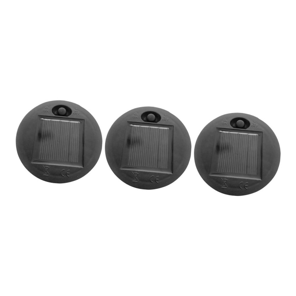 OSALADI 3pcs Solar Lamp Head Replacement for Outdoor Lights Lanterns Solar Panel Top