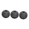 OSALADI 3pcs Solar Lamp Head Replacement for Outdoor Lights Lanterns Solar Panel Top view 1