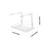 Zerodeko Cable Management Basket Under Desk Wire Holder Cord Managing Bracket Tidy Desk view 3
