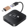 Wireless CarPlay Adapter 2 IN 1 Plug and Play Wired to Wireless Car Play Adapter Android Auto Dongle, Aux Compatible All Car Models Smart Carplay Box Support iPhone 6+/iOS 10+/Android 11.0+ view 1