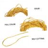 Operitacx Round Rope Bundles of Polyester Decorative Twine for Wrapping Crafts and Holiday Decor and Flexible Gold Rope for Present Ties and Embellishments view 2