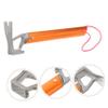 jojofuny Stainless Steel Tent Ground Portable Hand Hammer Tool for Camping Heavy Duty Nail Puller Hammer Alloy Tip view 3