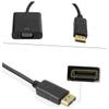 OSALADI 2pcs Displayport to Converter Cable Male to Female Adapter for Projector Tv and Led Display Black Easy to Use for Setup view 1