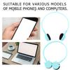 DOITOOL 2pcs Cat Style Headset with Microphone Lightweight Ear Headphones for Girls Comfortable Materials High Sensitivity Compatible with Phones and Computers view 4