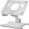 aiqiua Aluminum Desktop Tablet Stand Dual Axis Design Height/Angle Adjustable Smartphone Holder Tablets Drawing StandEasy to Carry and Easily Adjust to The Ideal Position view 3