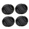DOITOOL 4pcs Center Pinch Lens Cap Cover Splashproof Lens Protector for DSLR Cameras Easy to Install Dust and Water Resistant Photography Enthusiasts view 1