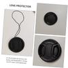 DOITOOL 4pcs Center Pinch Lens Cap Cover Splashproof Lens Protector for DSLR Cameras Easy to Install Dust and Water Resistant Photography Enthusiasts view 4