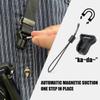 FEFUE Quick Magnetic Buckle Camera Shoulder Strap Lanyard Camera Straps for Photographers for DSLR SLR Magnetic Camera Neck Strap (Black) view 3