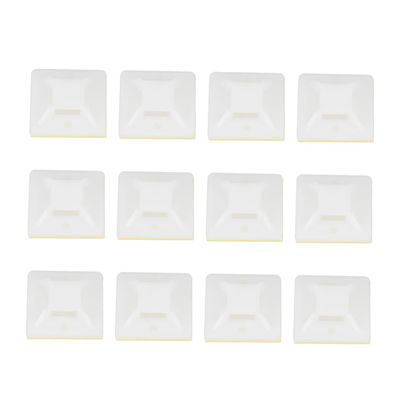 Veemoon Cable Tie Mounts Self-adhesive Bases 1000pcs Bulk Pack for Home Office