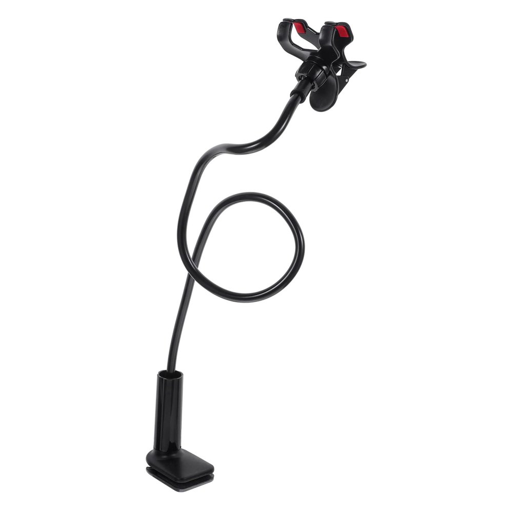 DOITOOL Height Adjustable Clip Phone Bracket Desk Stand Stable Cellphone Holder for Desk Bed Study Room for Video Watching and Webcasts Compatible All Smartphones