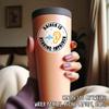 ZANEMIRU Hearing Loss Awareness Sticker Driver is Hearing Impaired stickers Driver Is Deaf stickers Hard of Hearing Circle Weather-Resistant Sticker for Water Bottles, Laptop, Window, Car Size 5"" view 4