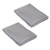 MECCANIXITY 2 Pcs Speaker Grill Cloth Stereo Mesh Fabric Silver Mesh 140 x 100 CM for Protective Dustproof Speaker Repair Universal Car Home view 1