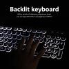 EBTOOLS Large Print Computer Keyboard, 104 Key Wired USB Backlit Standard Keyboard with Oversized Print Letters, for Visually Impaired Low Vision Individuals Elderly view 3