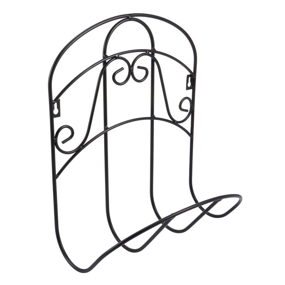 POPETPOP Heavy Duty Hose Storage Bracket Wall Mount Garden Hose Rack Decorative for Garden