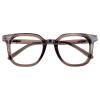 GLASAOTO Blue Light Reading Glasses for Women Men Oversized Square Frame Blocking Readers (Brown, 0) view 1