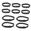 DOITOOL 10pcs Cable Management Straps Hook and Loop Cord Ties for Organization Soft Elastic Fastening Cords view 1