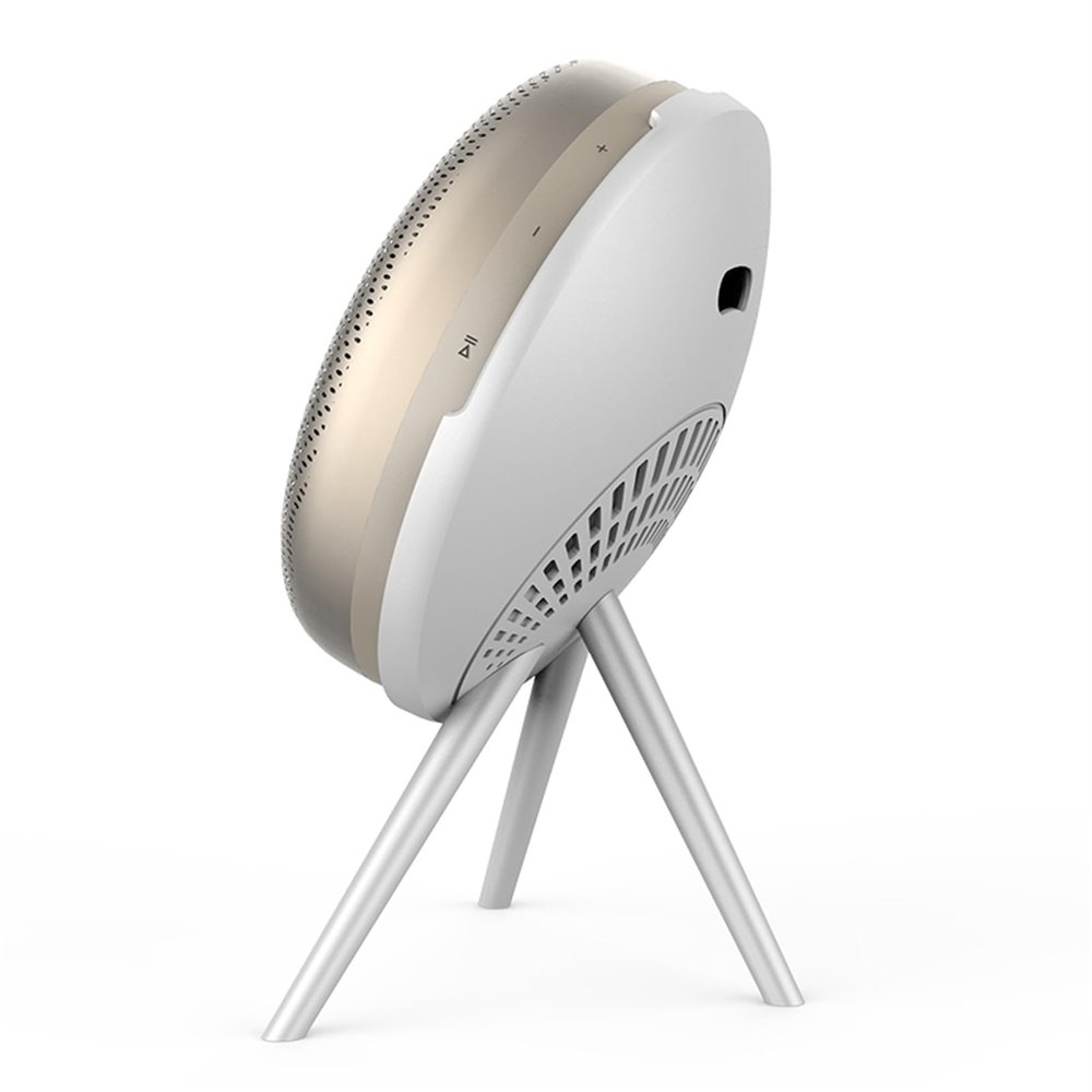 DAYJOY Desktop Speaker Stand Holder Compatible with Bang & Olufsen/B&O Beoplay A1/Beosound A1 (2nd Generation),Tripod Stand Holder,Triangle Bracket,Table Desk Speaker Mounts (White)