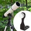 DirectNine Basics Binocular Bracket Fixed Bracket Binocular Mount for Bird Watching, 50mmx20mmx74mm, black view 4