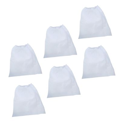 minkissy 6pcs Non-woven Nail Dust Collector Bags for Nail Salon Use Durable Practical Manicure Dust Bags for Art Cleaning and Maintenance