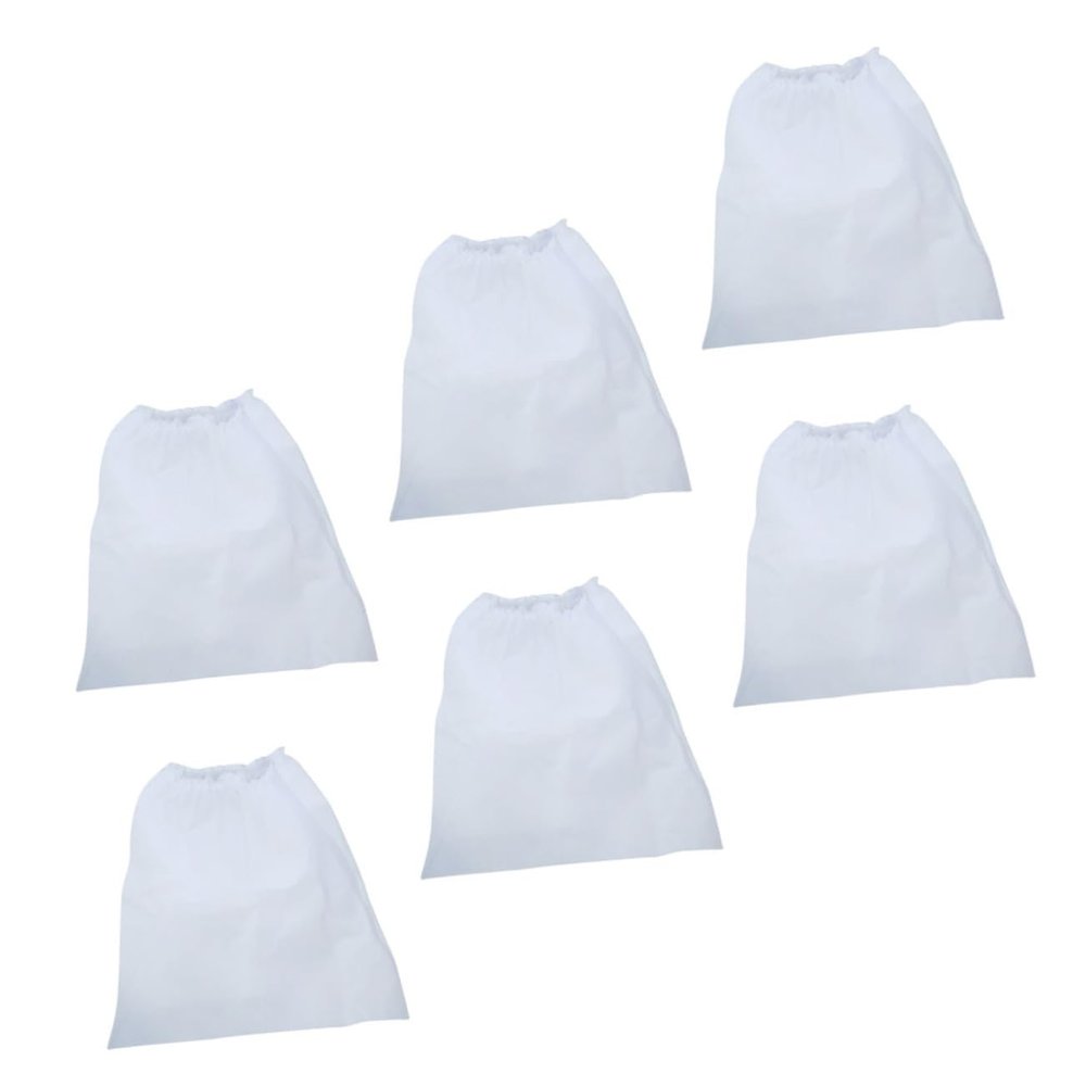 minkissy 6pcs Non-woven Nail Dust Collector Bags for Nail Salon Use Durable Practical Manicure Dust Bags for Art Cleaning and Maintenance