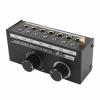 6 in 1 Out Audio Switcher with Volume Adjustment 20-20kHz Frequency Response Metal Shell for Preamplifier Turntable view 1