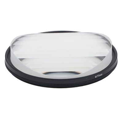 Akozon Camera Filter Linear Glass Prism, Blur Prism Filter for Portrait Landscape Photography Accessory (-2214240005414)