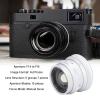 35mm F1.4 Full Frame Fixed Focus Wide Angle Lens for S1 S1R S1H S5, for SL SL1 SL2, for FP FP L, 7 Layers Optical Coated Large Aperture Manual Focus Lens (White) view 3