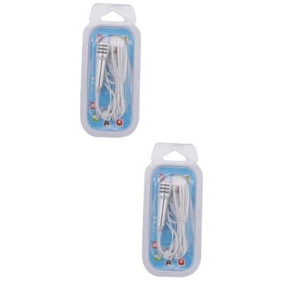 DOITOOL 2pcs Mini Handheld Condenser Microphone Phone Mic Kit with Headphones for Recording Chatting