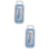 DOITOOL 2pcs Mini Handheld Condenser Microphone Phone Mic Kit with Headphones for Recording Chatting view 1