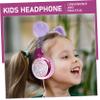 DOITOOL 2pcs Boys and Girls Headphones Plush Volume Limiting for Hearing Adjustable Wired Headset for Boy Girl for School Travel and Gaming view 2