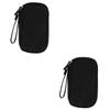 DOITOOL 2pcs Electronics Organizer Pouch Multi-functional Bag for Data Cables Earphones Power Bank Accessories Portable Design for Travel Office Daily Use view 1
