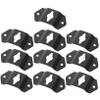 Homoyoyo 20pcs Heavy Duty Speaker Hanging Hook Wall Mount Bracket Keyhole Speaker Brackets Iron view 1