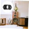 Homoyoyo 20pcs Heavy Duty Speaker Hanging Hook Wall Mount Bracket Keyhole Speaker Brackets Iron view 4