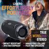 SANTANA BY CARLOS SANTANA Bluetooth Speaker- Effortlessly Portable True Wireless Stereo, Splash-Proof Design, Up to 24 Hours Playtime, Dynamic Sound, Integrated Controls | Ligero | Black view 2