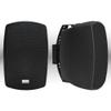 OSD Audio AP490 4" Outdoor Patio Speaker Pair, 60W RMS and 70V, IPX6 Weather Resistant, Full Motion Bracket, Black view 1