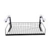 Homoyoyo Under Desk Cable Management Rack Cord Holder Shelf for Organizing Wires Power Strips and Routers Sturdy Mesh Design for Easy Access and Storage Black view 1