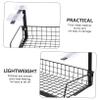 Homoyoyo Under Desk Cable Management Rack Cord Holder Shelf for Organizing Wires Power Strips and Routers Sturdy Mesh Design for Easy Access and Storage Black view 2