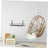 Homoyoyo Under Desk Cable Management Rack Cord Holder Shelf for Organizing Wires Power Strips and Routers Sturdy Mesh Design for Easy Access and Storage Black view 4