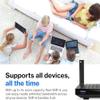 Linksys AX2200 | Dual-Band Mesh WiFi 6 Router | 2.2 (AX2200) Speeds | Connect 15+ Devices | 1500 Sq Ft Coverage | 2024 Release, Black view 3
